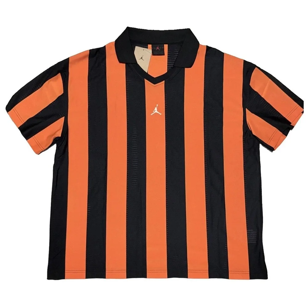 Nike Jordan Brooklyn Collegiate Goalie Shirt Mens XL Black Orange HV0107-010